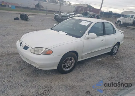 2000 Hyundai Elantra Gls from USA, damaged, VIN KMHJF35F7YU032896